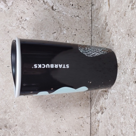 Starbucks 2018 Holiday Siren 12oz Ceramic Tumbler w/Lid - Picture 2 of 8